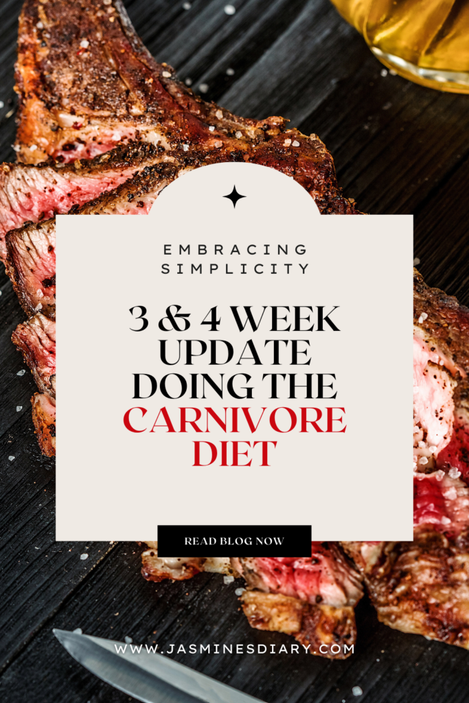 1 month carnivore diet update